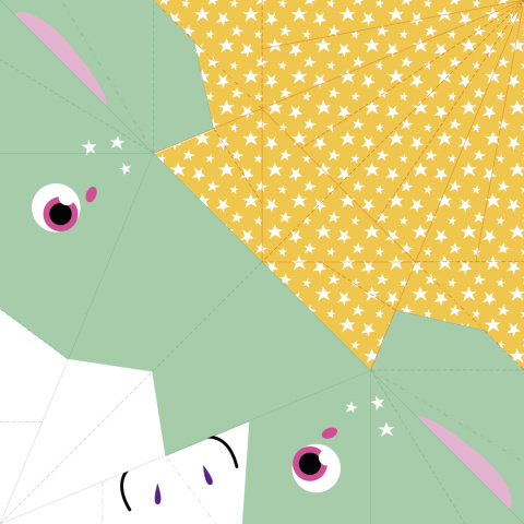 Mini Zestaw Origami Jednorożec Mini Zestaw Origami Jednorożec
