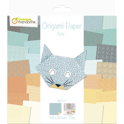 Papier Origami Futro 20x20cm, 70g Papier Origami Futro 20x20cm, 70g