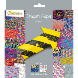 Papier Origami Sztuka Uliczna 20x20cm