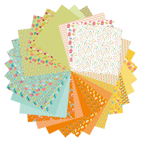 Papier Origami Wiosna 20x20cm, 70g Papier Origami Wiosna 20x20cm, 70g