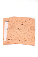 Puzzle 3D drewniane, Diplodok Puzzle 3D drewniane, Diplodok
