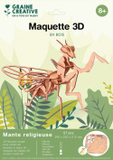 Puzzle 3D drewniane, Modliszka Puzzle 3D drewniane, Modliszka
