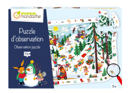 Puzzle obserwacyjne Góry Zimą