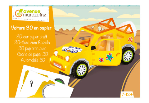 Zestaw Papierowe Auto do złożenia