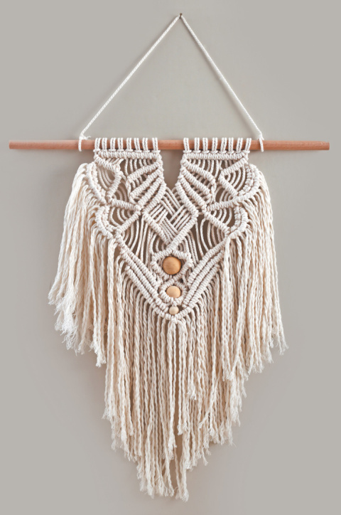 Zestaw do Makramy Ozdoba ścienna Boho Zestaw do Makramy Ozdoba ścienna Boho