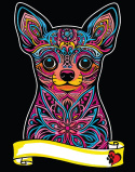 Kolorowanka Welwetowa A4 Chihuahua Kolorowanka Welwetowa A4 Chihuahua