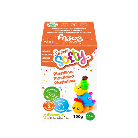 Masa Super-Softy 100g Pomarańczowa Masa Super-Softy 100g Pomarańczowa