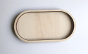 Naczynie Owalne ze sklejki 115x215 mm Naczynie Owalne ze sklejki 115x215 mm