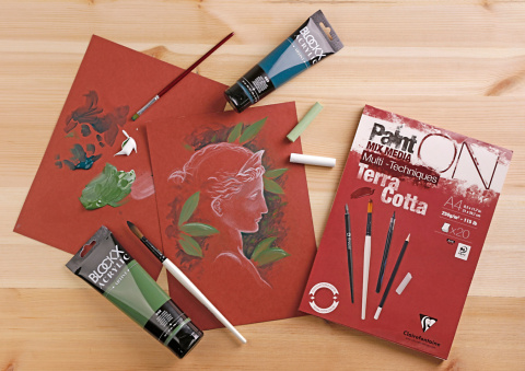 Blok papieru Terakota A2, 250 g, 20 ark Blok papieru Terakota A2, 250 g, 20 ark