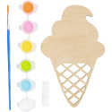 Mini Zestaw do pomalowania Lody w rożku Mini Zestaw do pomalowania Lody w rożku