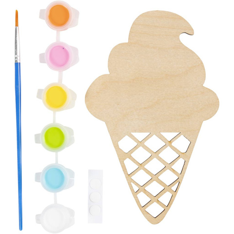 Mini Zestaw do pomalowania Lody w rożku Mini Zestaw do pomalowania Lody w rożku