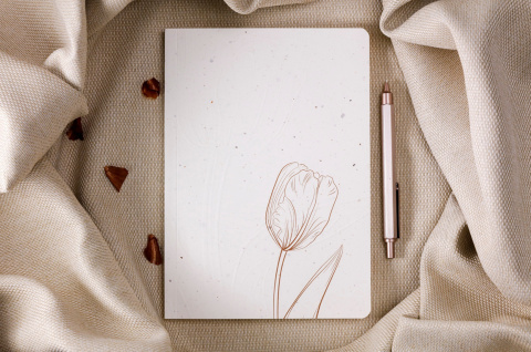 Notes A5 64k Tulip paper Notes A5 64k Tulip paper
