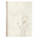 Notes na spirali A4 Tulip paper Notes na spirali A4 Tulip paper