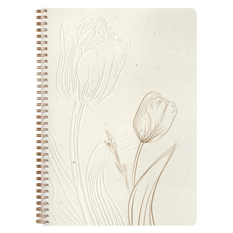 Notes na spirali A4 Tulip paper Notes na spirali A4 Tulip paper