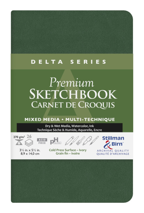 Szkicownik Delta 8,9x14 cm 270gsm Szkicownik Delta 8,9x14 cm 270gsm