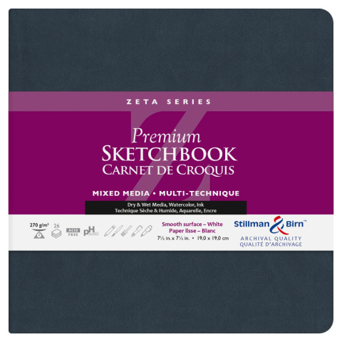 Szkicownik Zeta 19x19 cm 270gsm Szkicownik Zeta 19x19 cm 270gsm