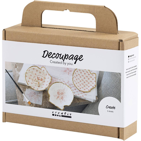 Zestaw do decoupage Muszle Małży Zestaw do decoupage Muszle Małży