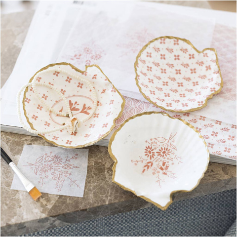 Zestaw do decoupage Muszle Małży Zestaw do decoupage Muszle Małży