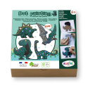 Zestaw do malowania kropkami Dinozaury