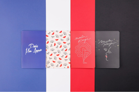 Zeszyt 11x17cm 32k Moulin Rouge mix Zeszyt 11x17cm 32k Moulin Rouge mix