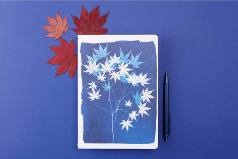 Zeszyt A5 32k Cyanotype mix wzorów Zeszyt A5 32k Cyanotype mix wzorów