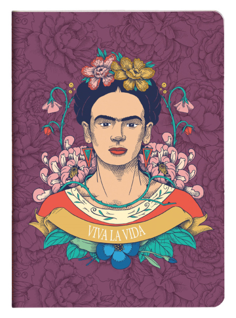 Zeszyt A5 32k Frida Kahlo mix wzorów Zeszyt A5 32k Frida Kahlo mix wzorów