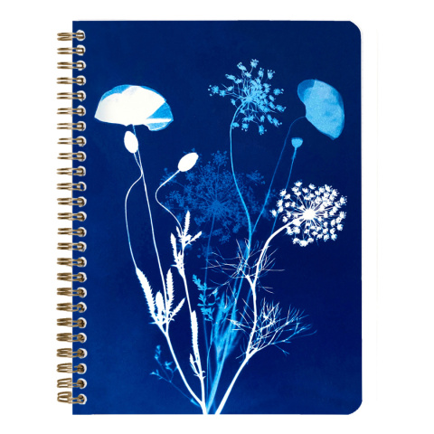 Zeszyt na spirali A5 Cyanotype mix Zeszyt na spirali A5 Cyanotype mix