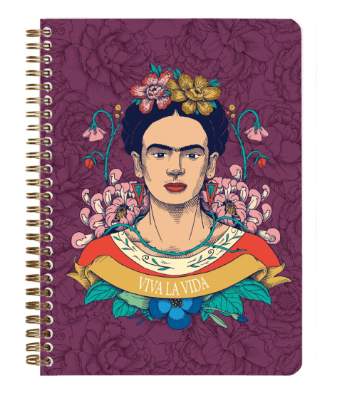 Zeszyt na spirali A5 Frida Kahlo mix Zeszyt na spirali A5 Frida Kahlo mix