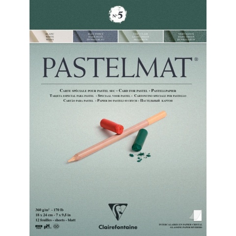 Blok Pastelmat n°5 18x24 cm, 360g, 12ark