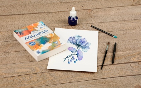 Blok akwarelowy AQUAPAD A4, 300g, 50 ark