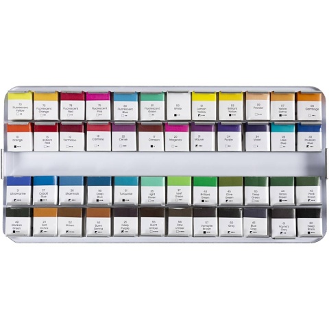 Farby akwarelowe 48 półkostek