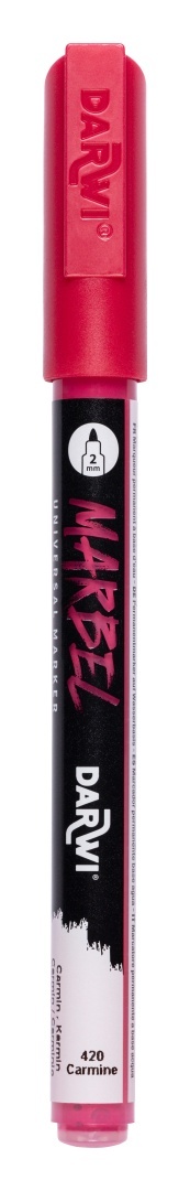 Marker MARBEL 2 mm Karminowy