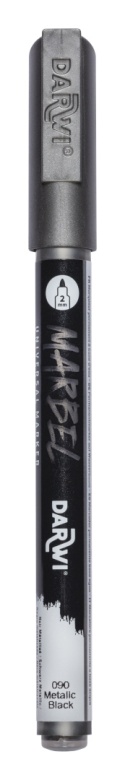 Marker MARBEL 2 mm Metaliczny Czarny