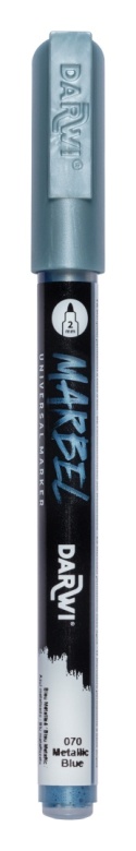 Marker MARBEL 2 mm Metaliczny Niebieski