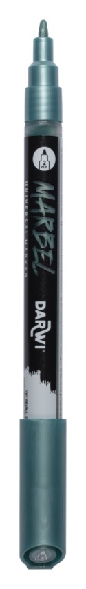 Marker MARBEL 2 mm Metaliczny Zielony