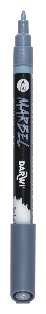 Marker MARBEL 2 mm Niebiesko-Szary