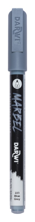 Marker MARBEL 2 mm Niebiesko-Szary