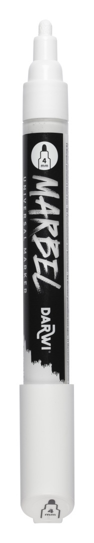 Marker MARBEL 4 mm Biały
