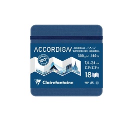 Szkicownik Akordeon 7,4x7,4cm 300g 18str