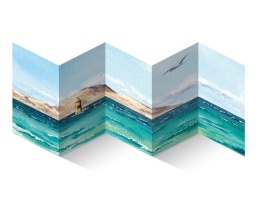 Szkicownik Akordeon 7,4x7,4cm 300g 18str