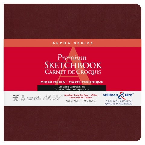 Szkicownik Alpha 19x19 cm 150gsm