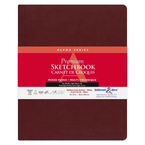 Szkicownik Alpha 20,3x25,3 cm 150gsm