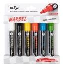 Zestaw 6 markerów MARBEL 4mm Podstawowe
