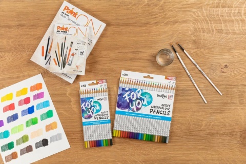 Kredki akwarelowe Darwi 12 kolorów