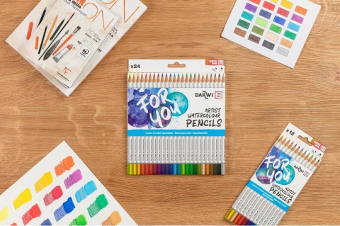 Kredki akwarelowe Darwi 12 kolorów