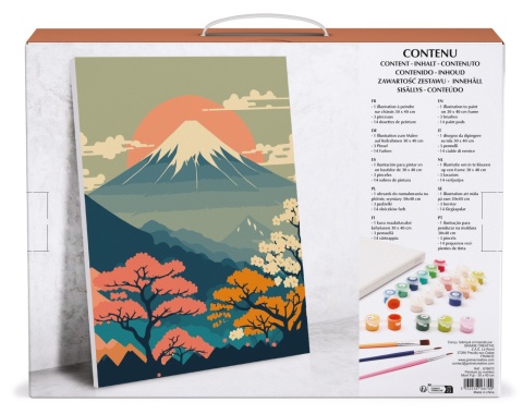 Malowanie po numerach 30x40 Góra Fuji