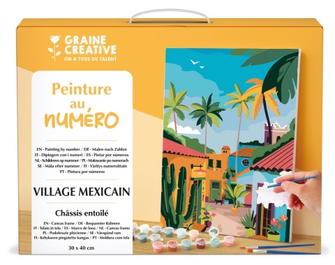 Malowanie po numerach 30x40 W Meksyku