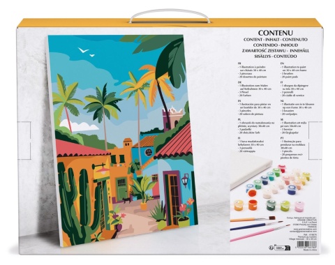 Malowanie po numerach 30x40 W Meksyku