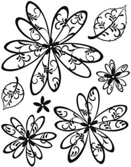 Stemple VivaDECOR 3D Fantazyjne Kwiaty