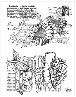 Stemple VivaDECOR Gerbera i Peonia